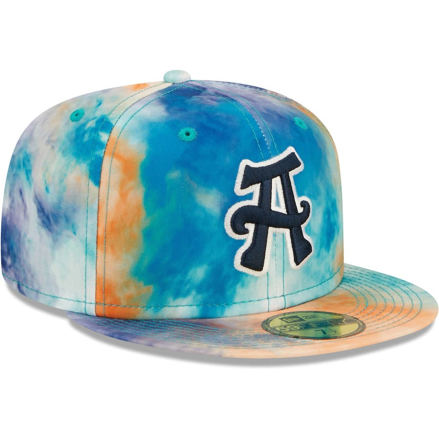 New Era Asheville Tourists Hippie Theme Night 59FIFTY Fitted Hat