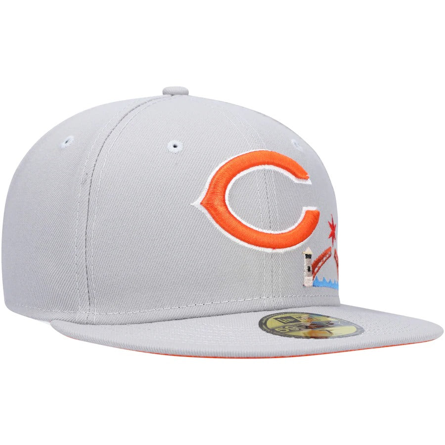 New Era Chicago Bears Gray City Describe 59FIFTY Fitted Hat