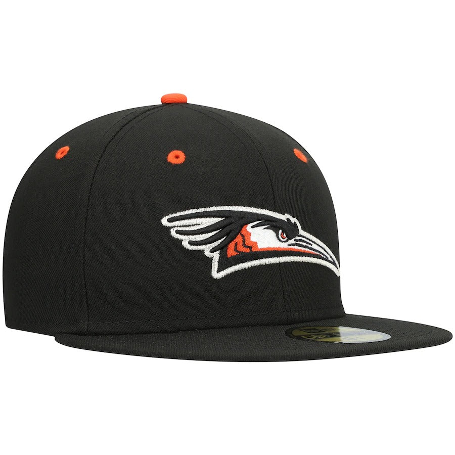 New Era Delmarva Shorebirds Black Authentic Collection Team Home 59FIFTY Fitted Hat