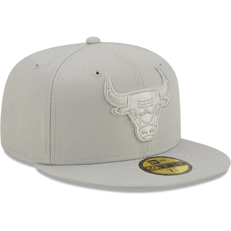 New Era Chicago Bulls Gray Logo Color Pack 59FIFTY Fitted Hat