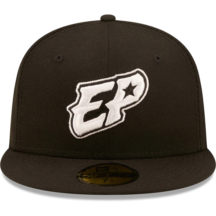 New Era El Paso Chihuahuas Black Authentic Collection 59FIFTY Fitted Hat
