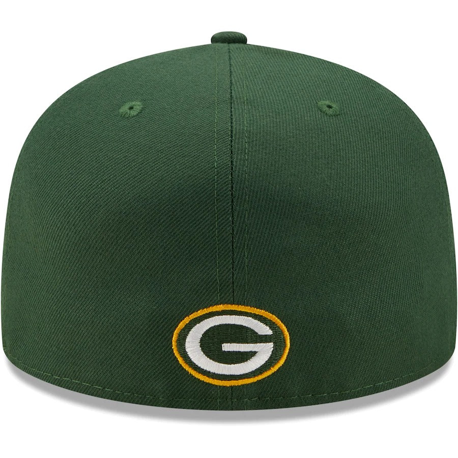 New Era Green Bay Packers Green Elemental 59FIFTY Fitted Hat