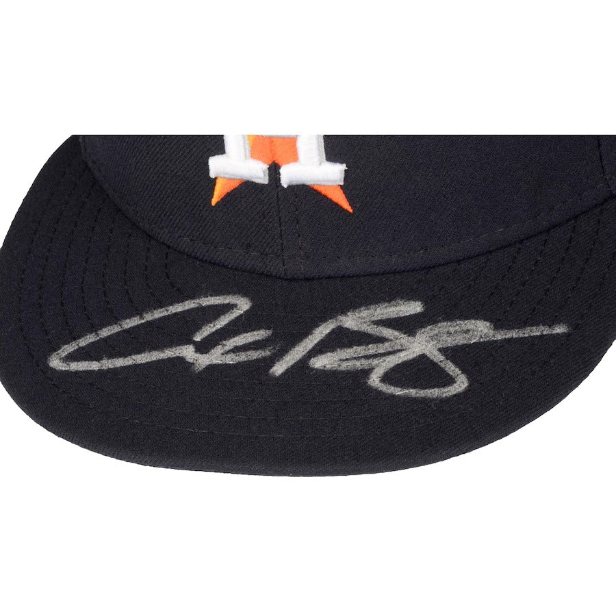 New Era Alex Bregman Houston Astros Autographed 59FIFTY Fitted Hat