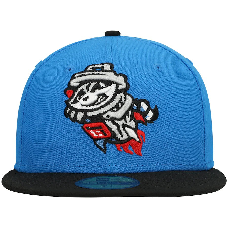 New Era Rocket City Trash Pandas Royal Authentic Collection Team Alternate 59FIFTY Fitted Hat
