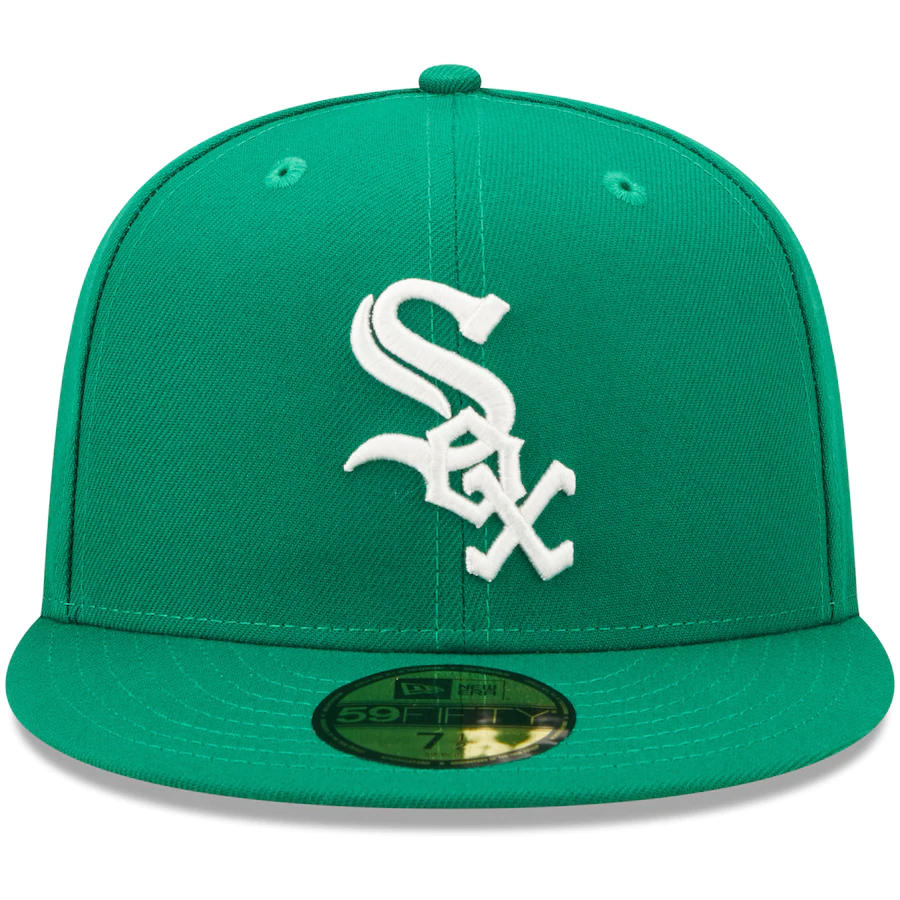 New Era Chicago White Sox Kelly Green Logo White 59FIFTY Fitted Hat