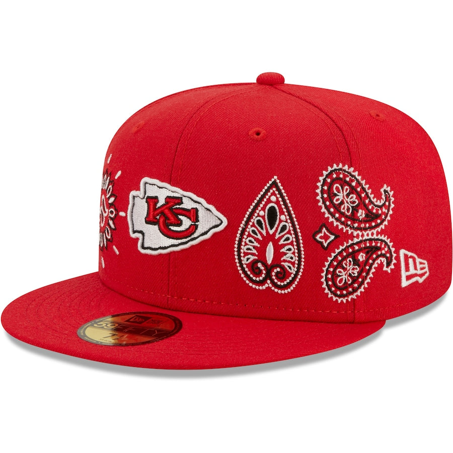 New Era Kansas City Chiefs Red Bandana 59FIFTY Fitted Hat