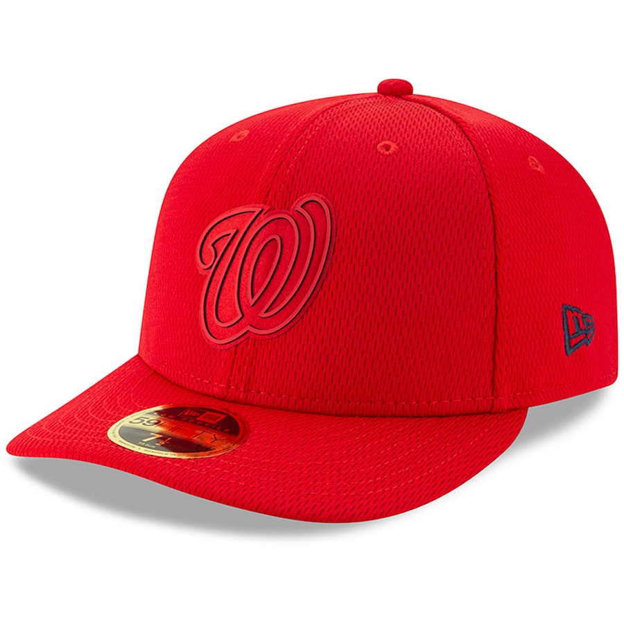 New Era Red Washington Nationals 2019 Clubhouse Collection Low Profile 59FIFTY Fitted Hat