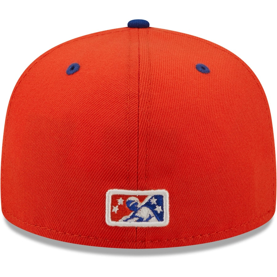 New Era Syracuse Mets Orange Authentic Collection 59FIFTY Fitted Hat