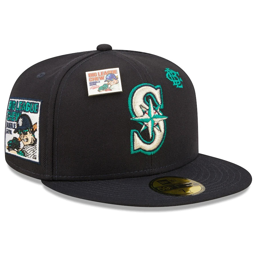 New Era MLB x Big League Chew Seattle Mariners Navy 59FIFTY Fitted Hat