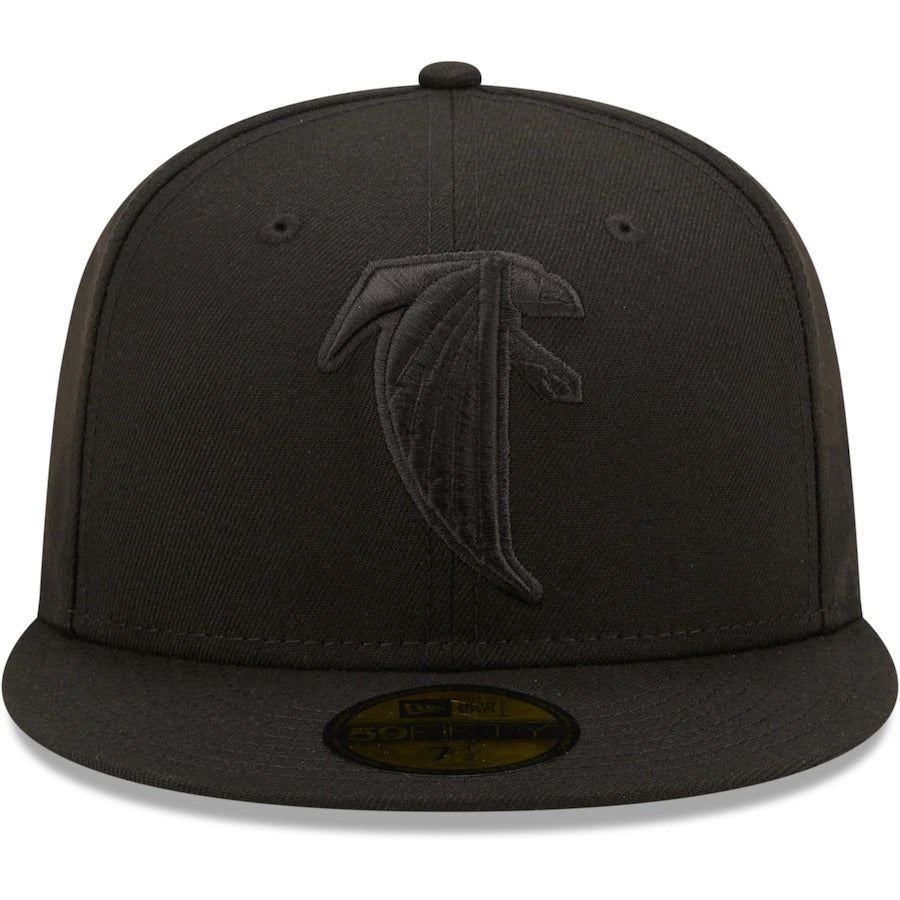 New Era Atlanta Falcons Black on Black Alternate Logo 59FIFTY Fitted Hat