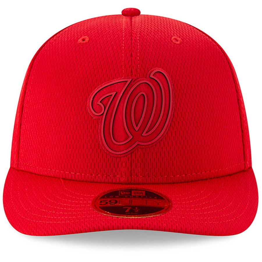 New Era Red Washington Nationals 2019 Clubhouse Collection Low Profile 59FIFTY Fitted Hat