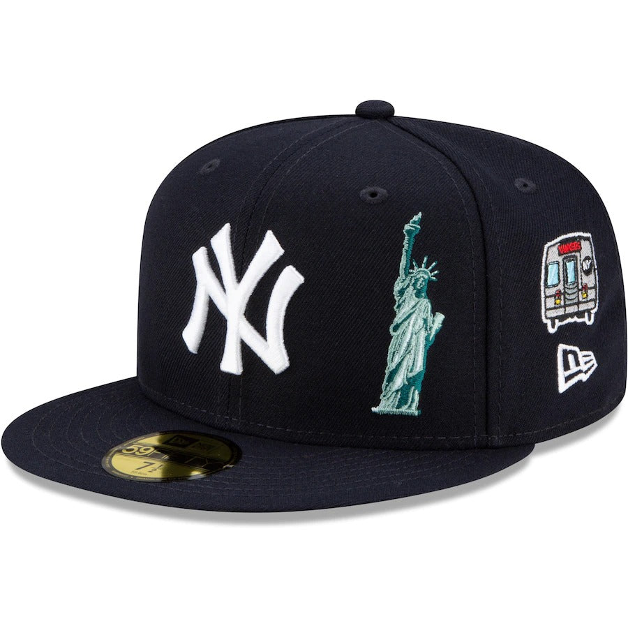 New Era New York Yankees Navy City Transit 59FIFTY Fitted Hat