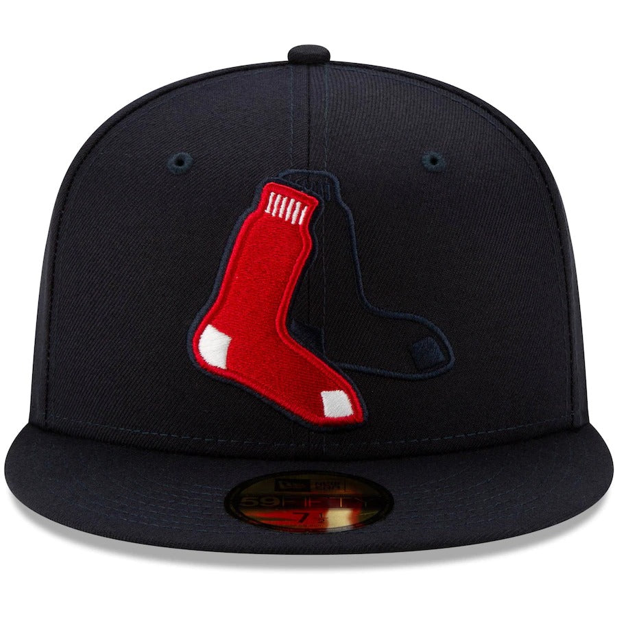 New Era Boston Red Sox Navy Logo Elements 59FIFTY Fitted Hat