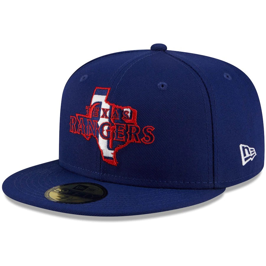 New Era Royal Texas Rangers Local II 59FIFTY Fitted Hat