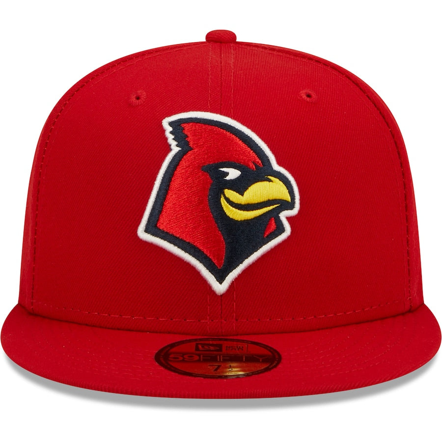 New Era Memphis Redbirds Red Authentic Collection Team Alternate 59FIFTY Fitted Hat