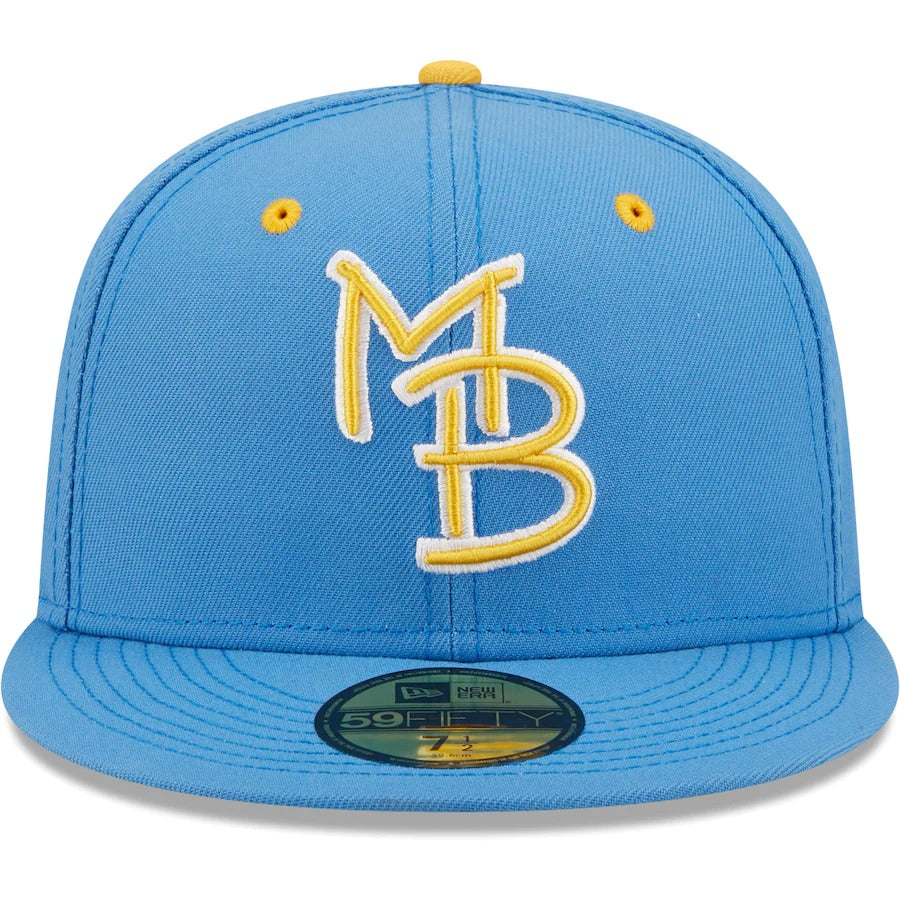 New Era Myrtle Beach Pelicans Authentic Collection Team Home 59FIFTY Fitted Hat