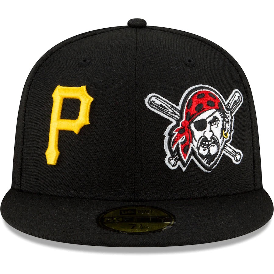 New Era Pittsburgh Pirates Black Patch Pride 59FIFTY Fitted Hat