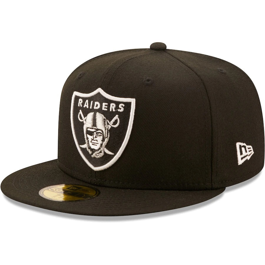 New Era Black Las Vegas Raiders 3X Super Bowl Champions 59FIFTY Fitted Hat