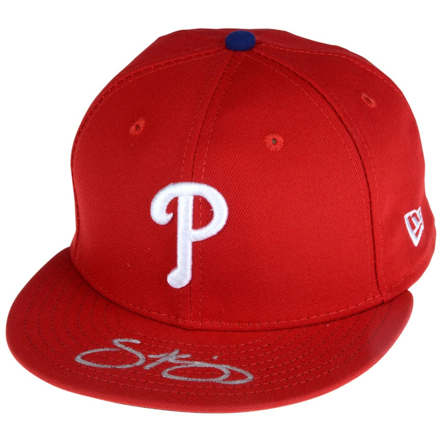 New Era Scott Kingery Philadelphia Phillies Autographed 59FIFTY Fitted Hat