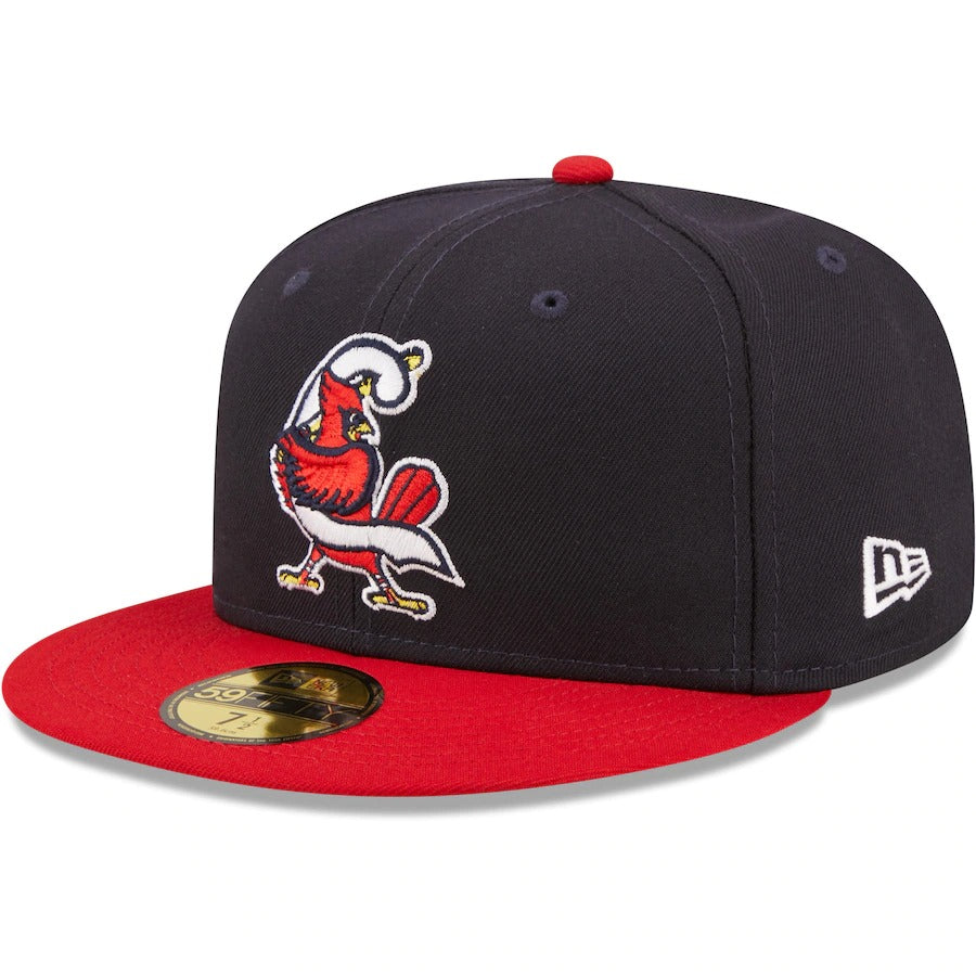 New Era Springfield Cardinals Navy Authentic Collection 59FIFTY Fitted Hat