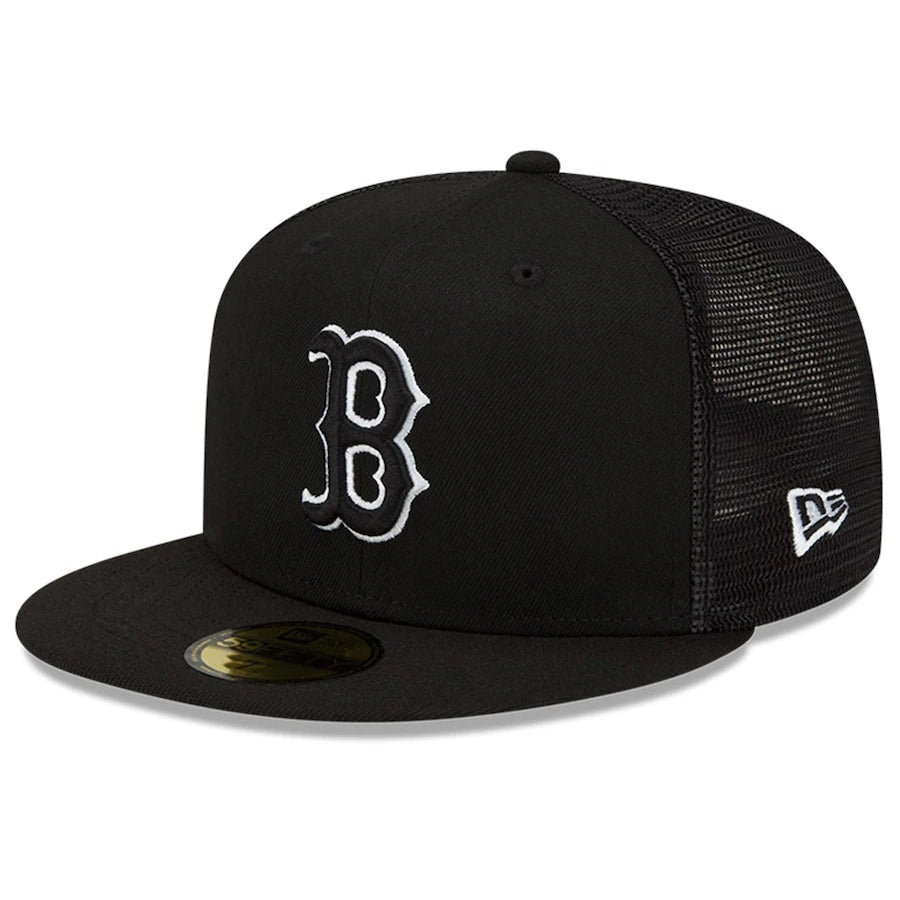 New Era Boston Red Sox Black 2022 Batting Practice 59FIFTY Fitted Hat