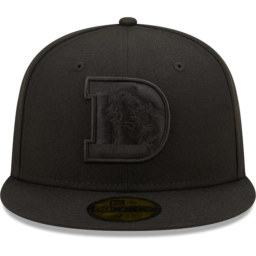 New Era  Denver Broncos Black on Black Alternate Logo 59FIFTY Fitted Hat