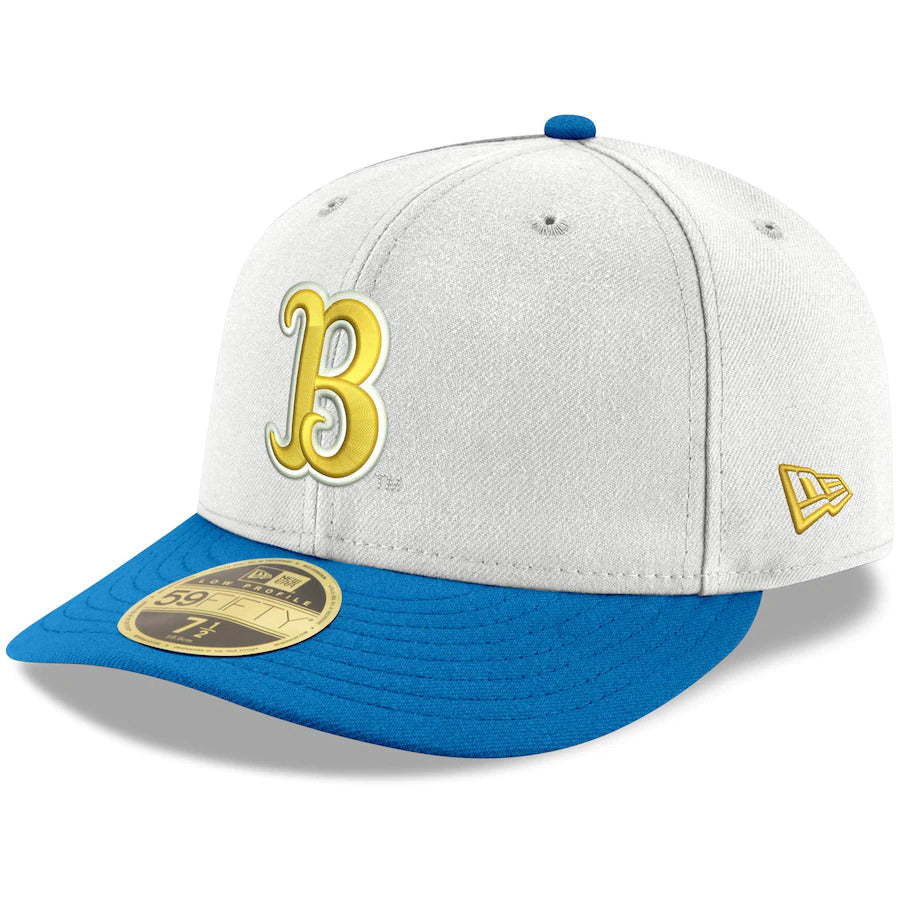 New Era UCLA Bruins White/Blue Basic Low Profile 59FIFTY Fitted Hat
