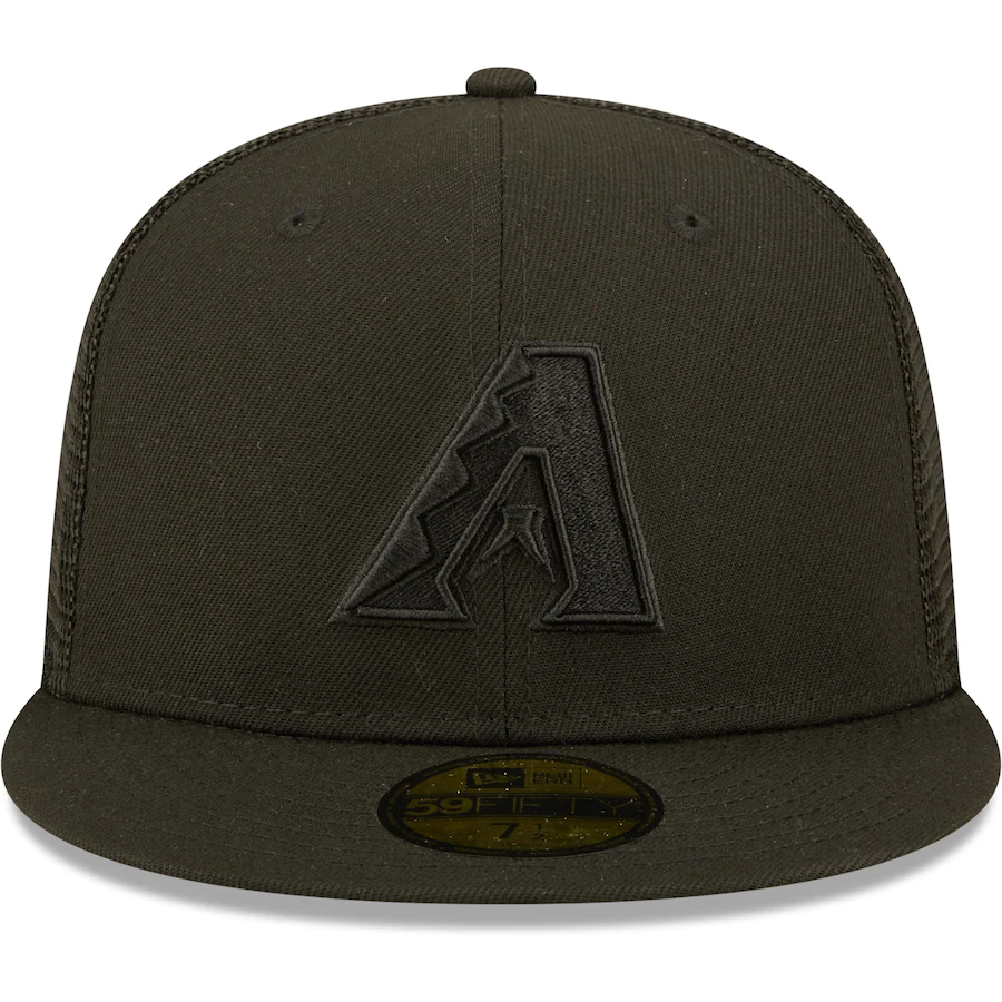 New Era Arizona Diamondbacks Blackout Trucker 59FIFTY Fitted Hat