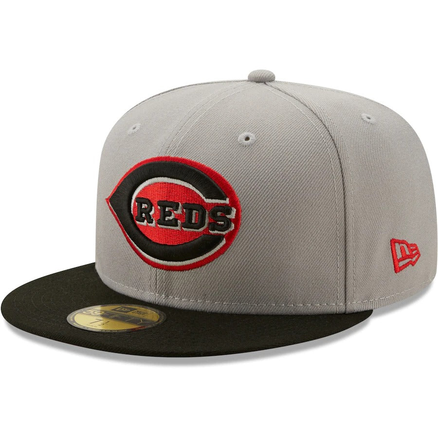 New Era Gray/Black Cincinnati Reds 2015 MLB All-Star Game Red Undervisor 59FIFTY Fitted Hat