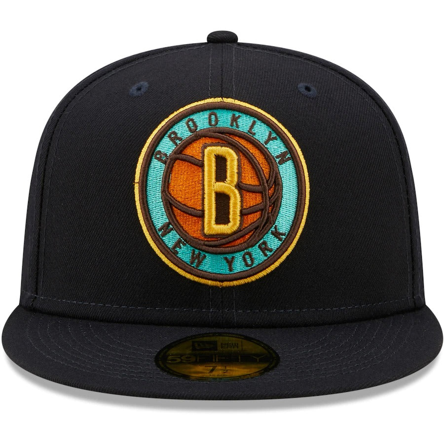 New Era Brooklyn Nets Navy/Mint 59FIFTY Fitted Hat