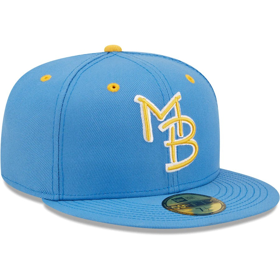 New Era Myrtle Beach Pelicans Authentic Collection Team Home 59FIFTY Fitted Hat