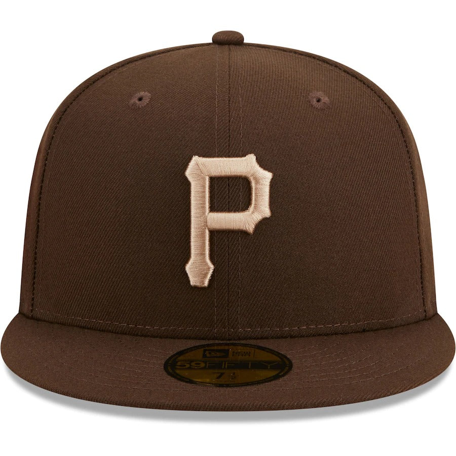 New Era Pittsburgh Pirates Brown 1979 World Series Team Scarlet Undervisor 59FIFTY Fitted Hat