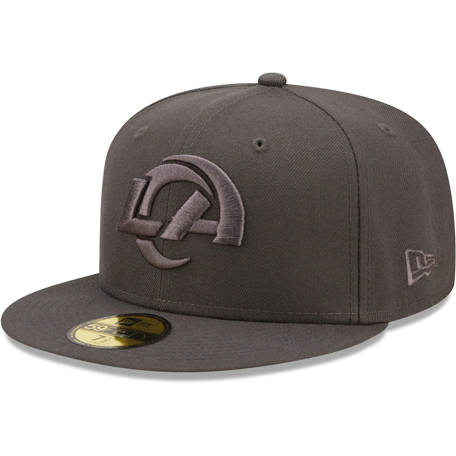 New Era Los Angeles Rams Graphite Color Pack 59FIFTY Fitted Hat
