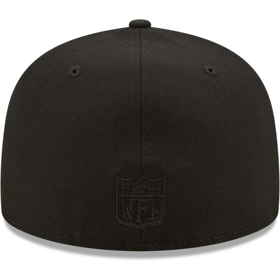 New Era Atlanta Falcons Black on Black Alternate Logo 59FIFTY Fitted Hat