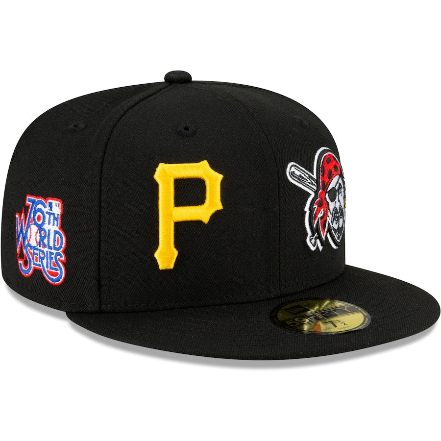 New Era Pittsburgh Pirates Black Patch Pride 59FIFTY Fitted Hat