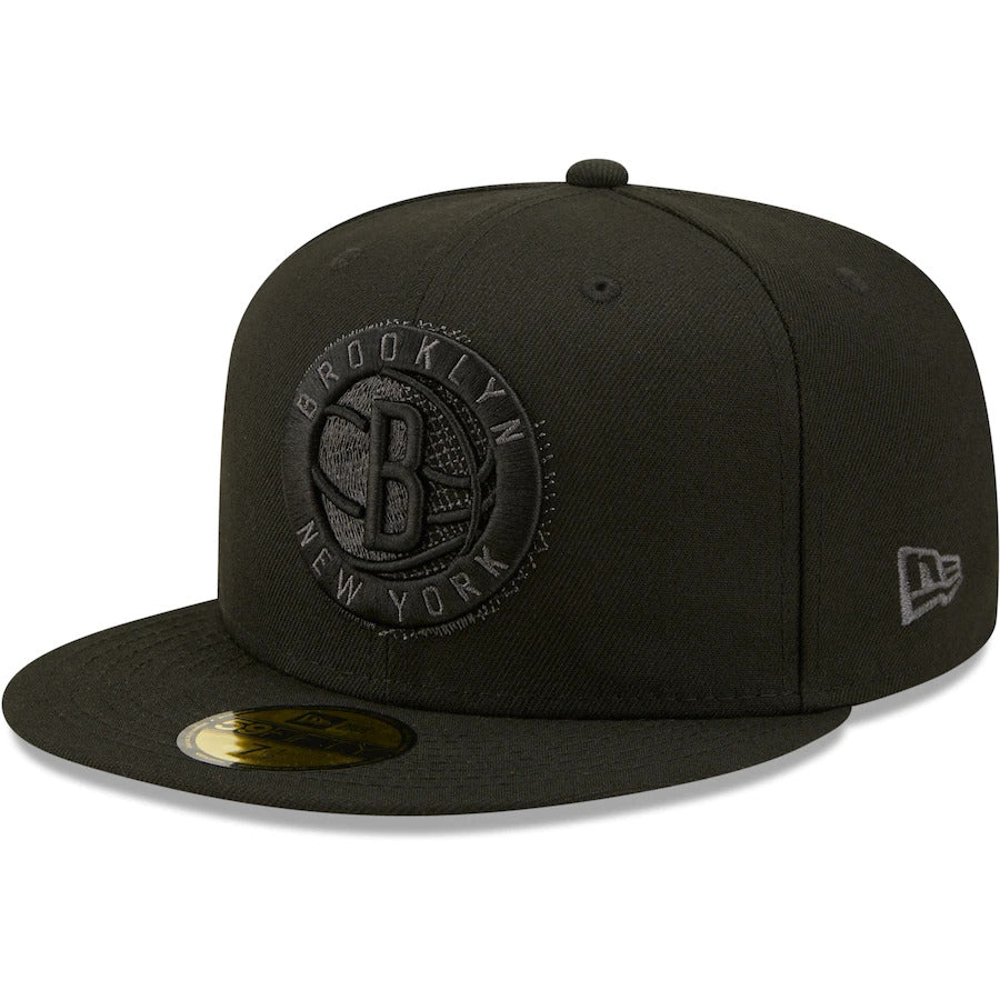 New Era Black Brooklyn Nets Scored 59FIFTY Fitted Hat