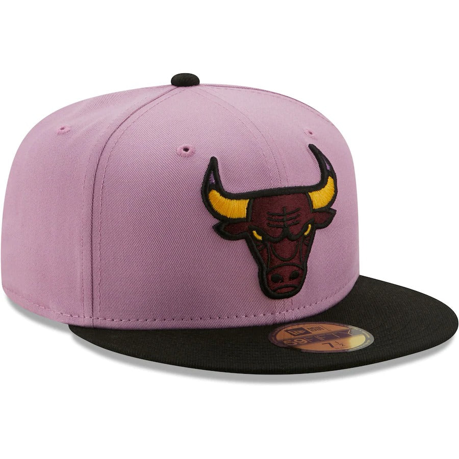 New Era Chicago Bulls Lavender/Black Color Pack 59FIFTY Fitted Hat