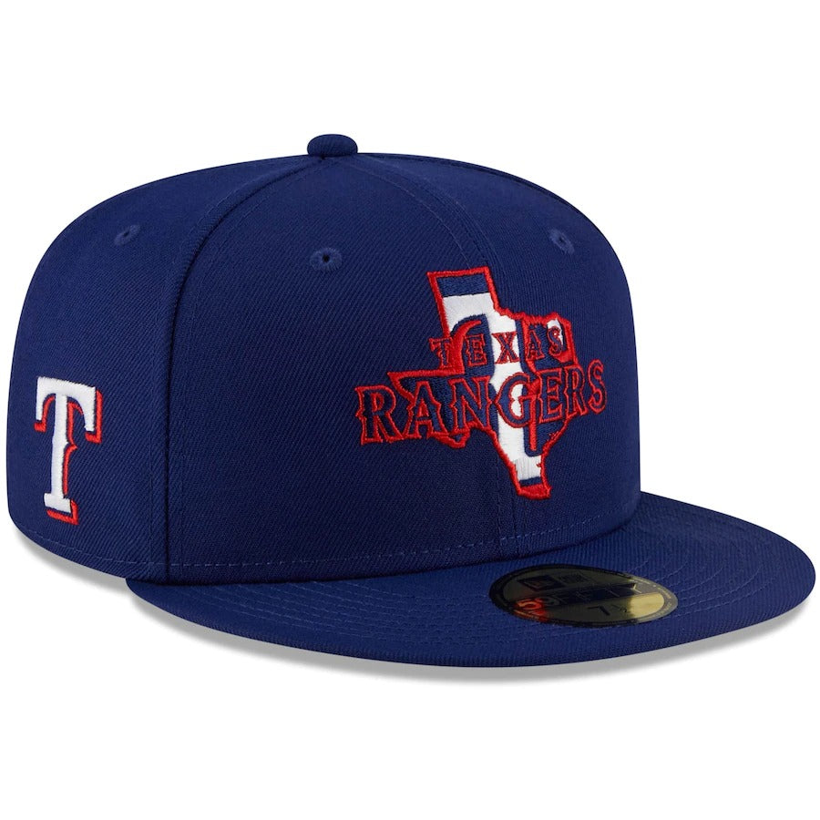 New Era Royal Texas Rangers Local II 59FIFTY Fitted Hat