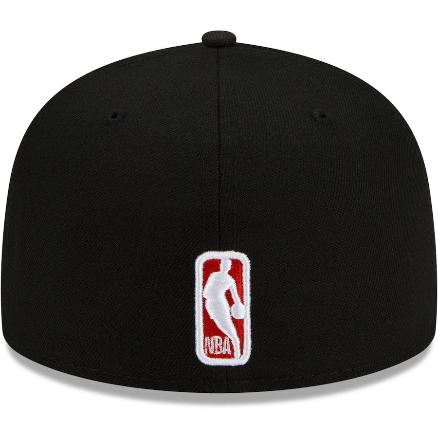 New Era Chicago Bulls Black City Cluster 59FIFTY Fitted Hat