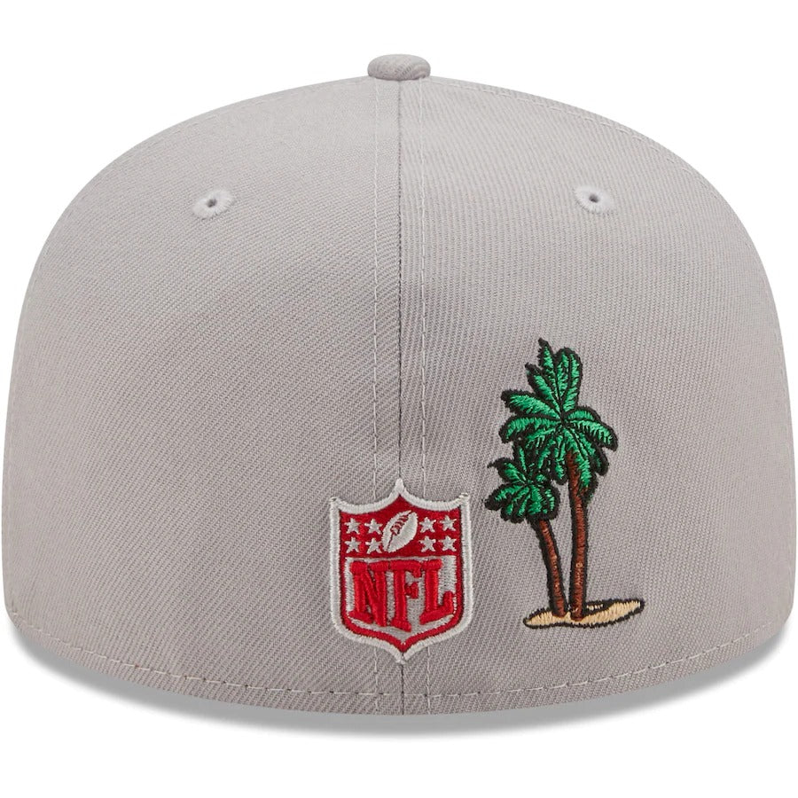New Era Tampa Bay Buccaneers Gray City Describe 59FIFTY Fitted Hat