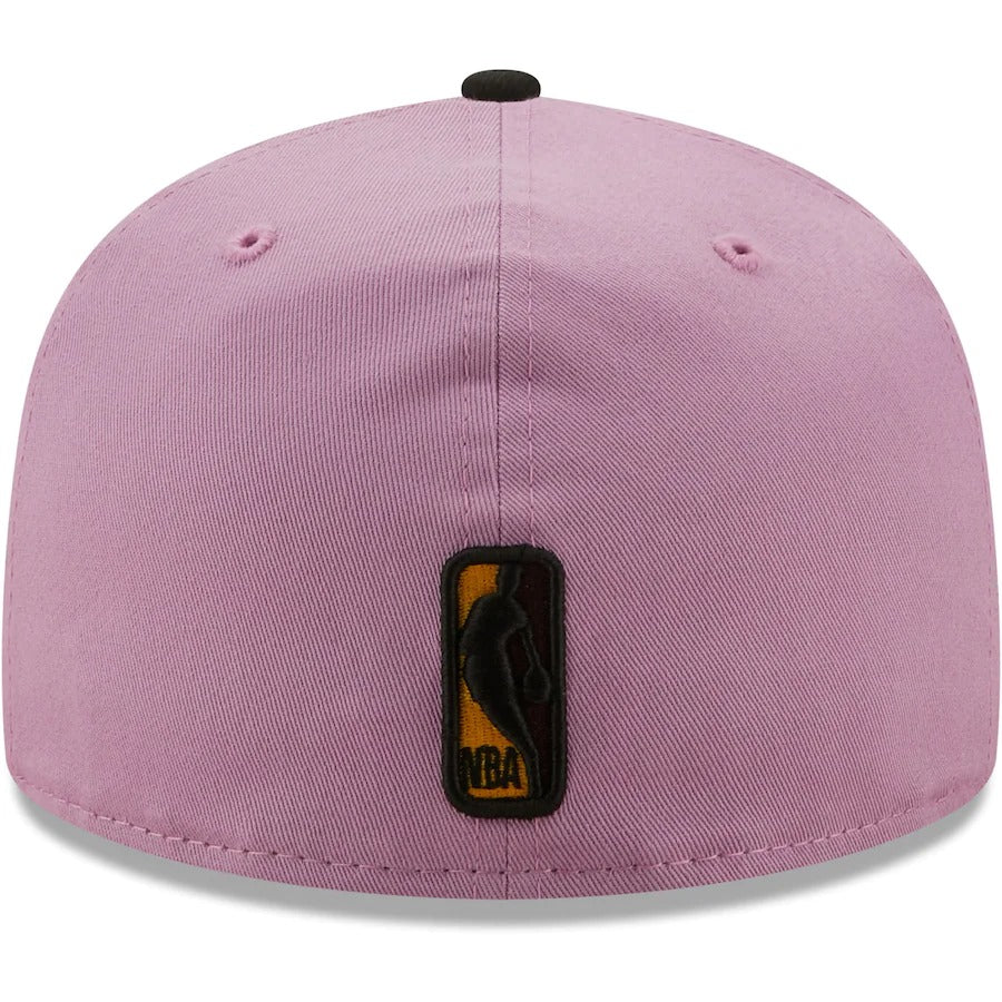 New Era Los Angeles Lakers Lavender/Black Color Pack 59FIFTY Fitted Hat