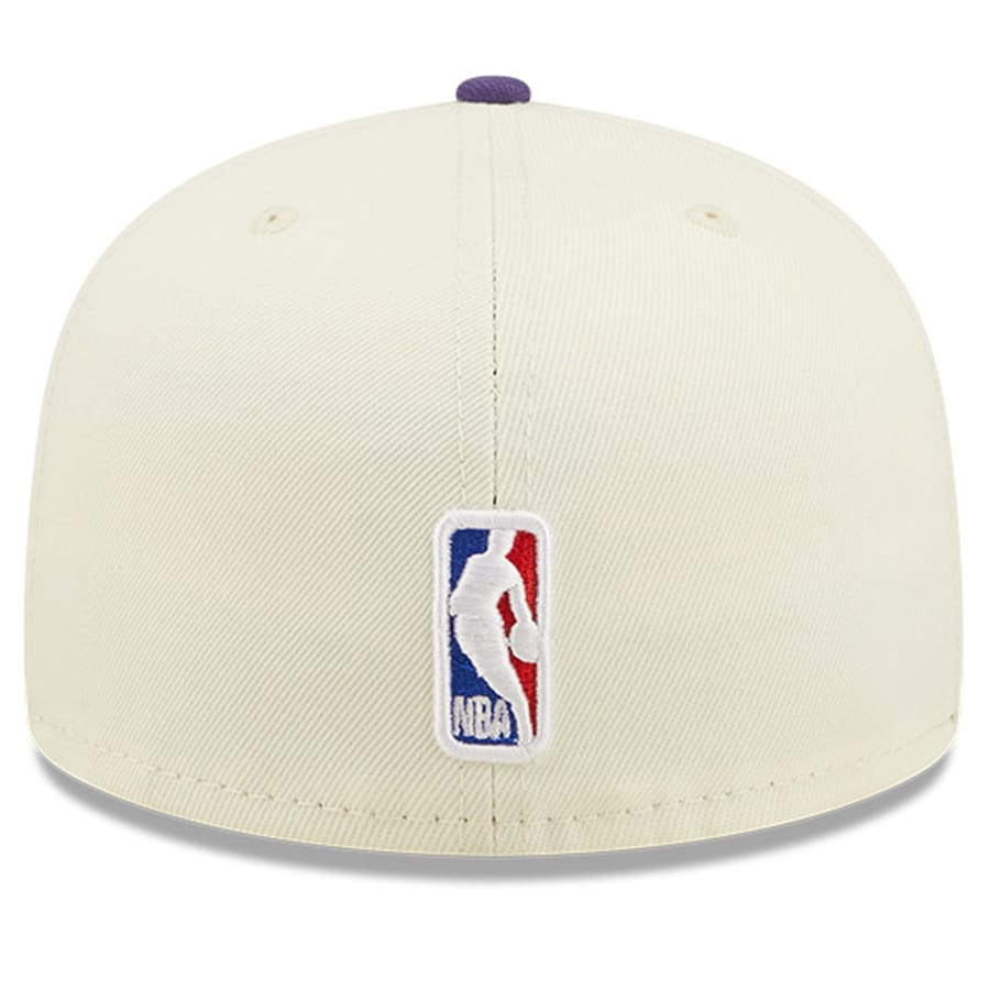 New Era Phoenix Suns Cream/Purple 2022 NBA Draft 59FIFTY Fitted Hat
