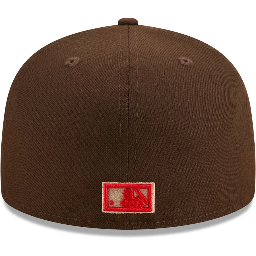 New Era Pittsburgh Pirates Brown 1979 World Series Team Scarlet Undervisor 59FIFTY Fitted Hat