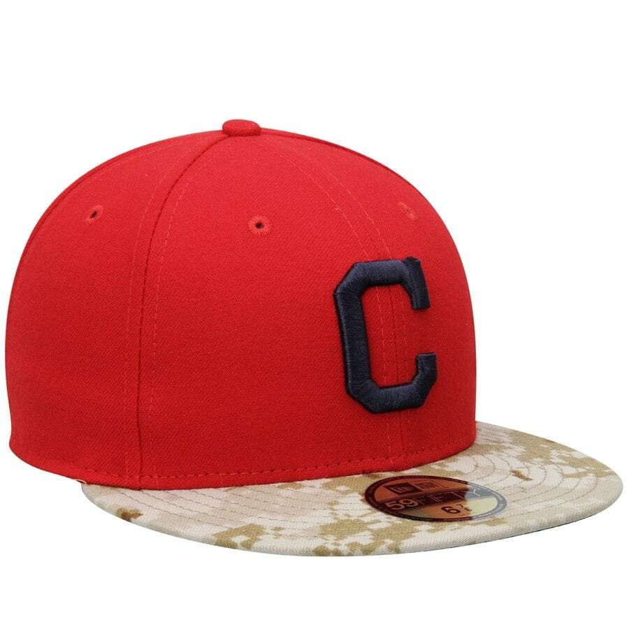 New Era Cleveland Indians 2015 Memorial Day On-Field 59FIFTY Fitted Hat