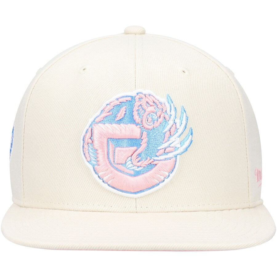 Mitchell & Ness x Lids Vancouver Grizzlies Cream Hardwood Classics Cake Pop Fitted Hat