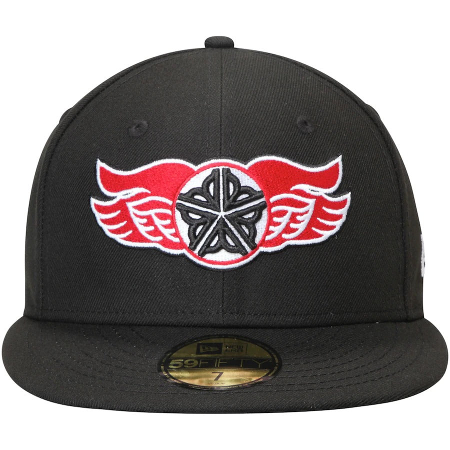 New Era Rochester Red Wings Black Theme Nights On-Field 59FIFTY Fitted Hat