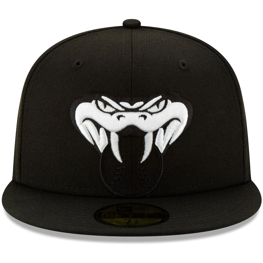 New Era Black Arizona Diamondbacks Monochrome Logo Elements 59FIFTY Fitted Hat