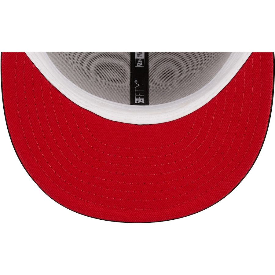New Era Washington Nationals Gray/Black 10th Anniversary Red Undervisor 59FIFTY Fitted Hat