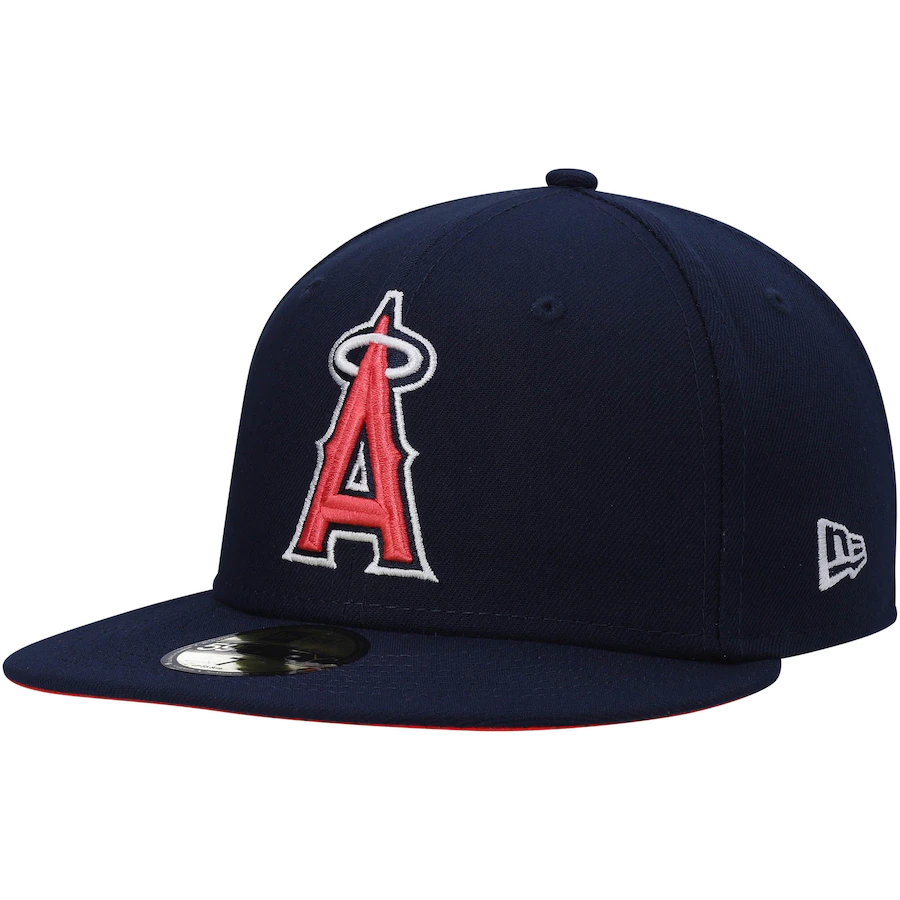 New Era Los Angeles Angels Navy 2010 All-Star Game Lava Undervisor 59FIFTY Fitted Hat