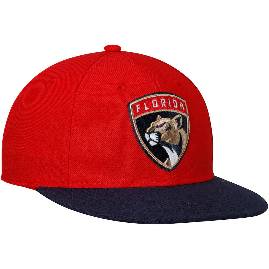 Adidas Red Florida Panthers Basic Two-Tone Fitted Hat